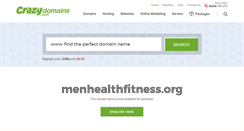 Desktop Screenshot of menhealthfitness.org