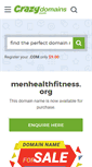 Mobile Screenshot of menhealthfitness.org